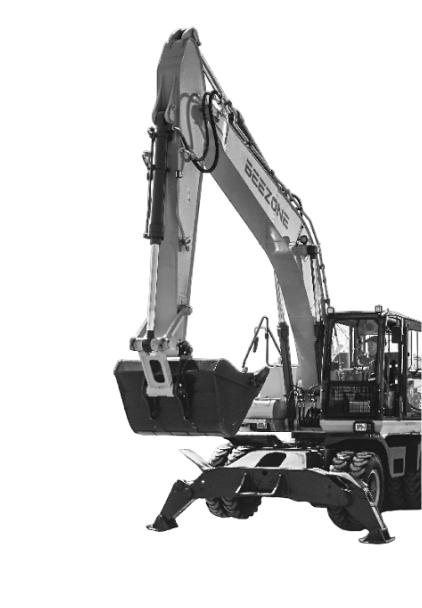 Колесный экскаватор BEEZONE 215