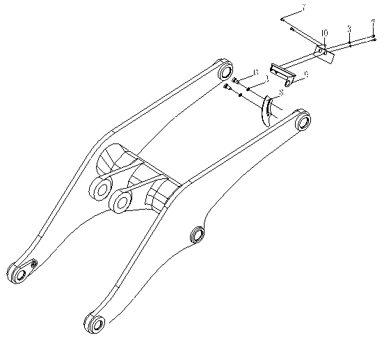 Механизм выравнивания и подъема рабочего устройства (2)