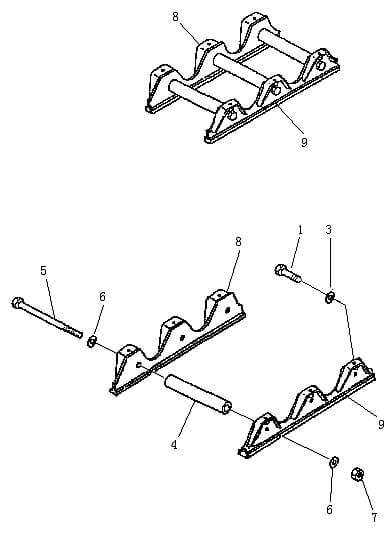 Защита опорного катка (Beezone D22-1,Beezone D22S)