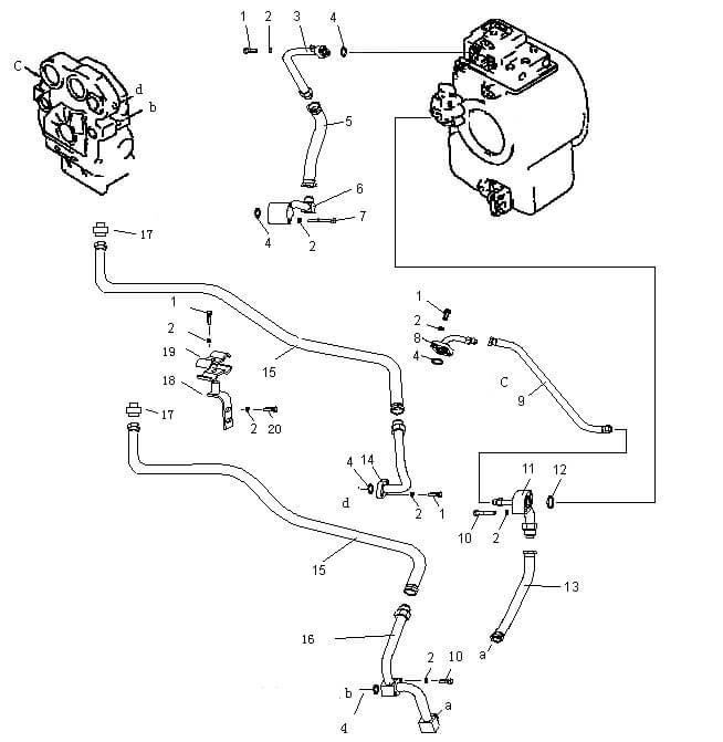 Трубопровод гидротрансформатора (33)