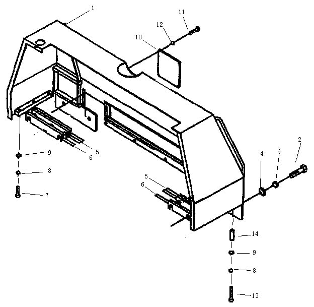 Крышка задняя (Beezone D22-1)