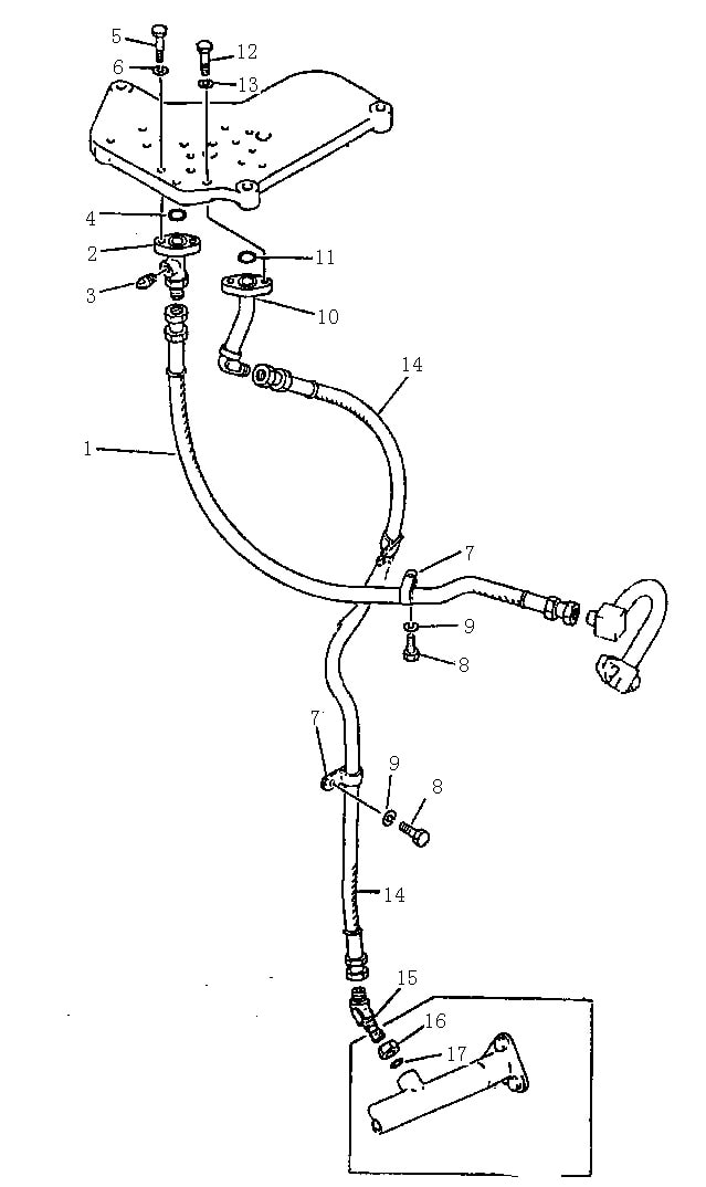 Трубопровод клапана (Beezone D22-1)