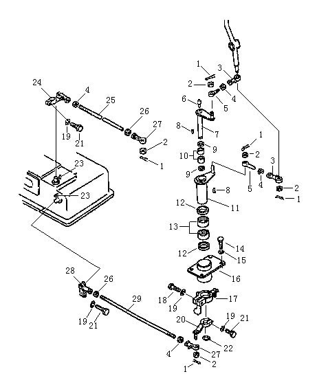 Рычаг переключения передач (2/2) (Beezone D22-1,Beezone D22)