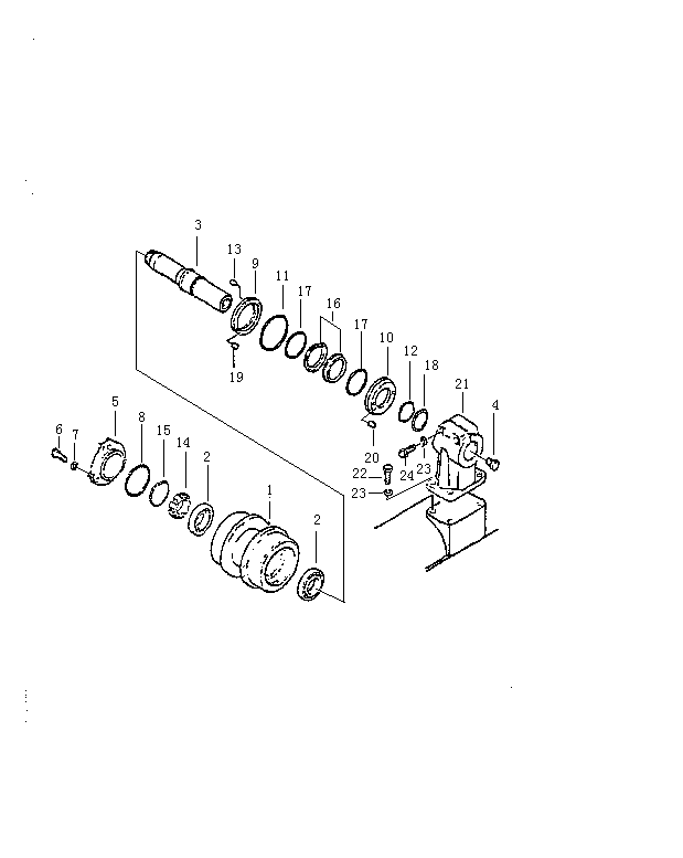 Каток поддерживающий (Beezone D32-1, Beezone D32-2)