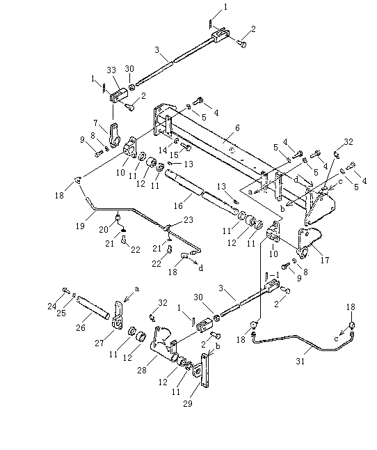 Рычаг тормоза (Beezone D32-1,Beezone D32-2)