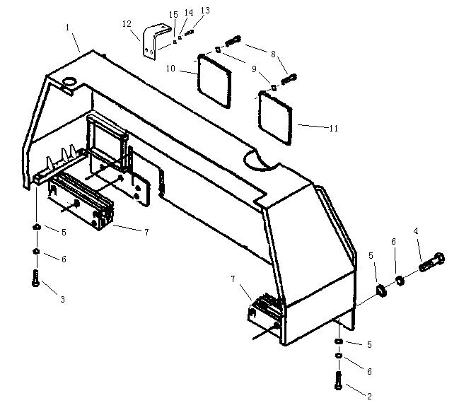 Крышка задняя (Beezone D32-1)