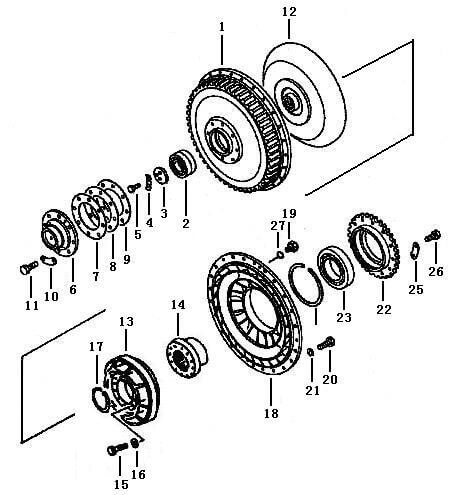 Турбина и статор