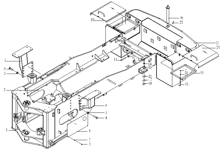 Задняя рама