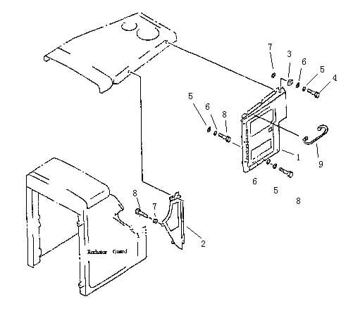 Крышка двигателя защитная боковая левая (Beezone D22-1,Beezone D22S)