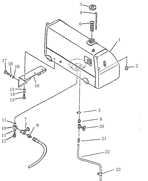 Бак топливный