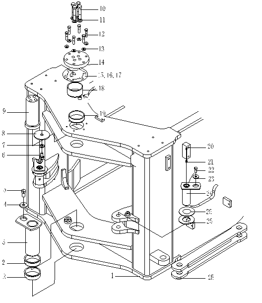 Шарнир задней рамы