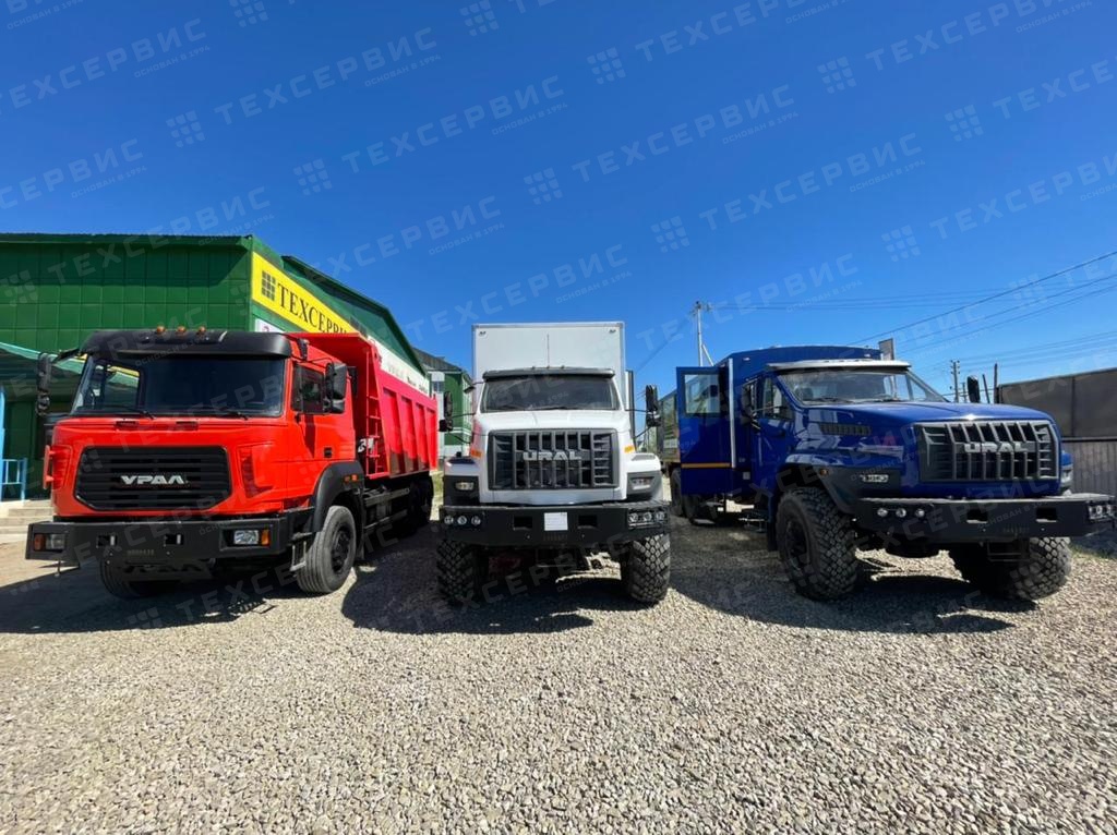 Автопробег автомобилей УРАЛ