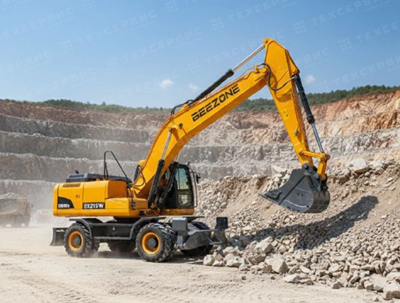 Колесный экскаватор BEEZONE BX215WN tsgroup.ru
