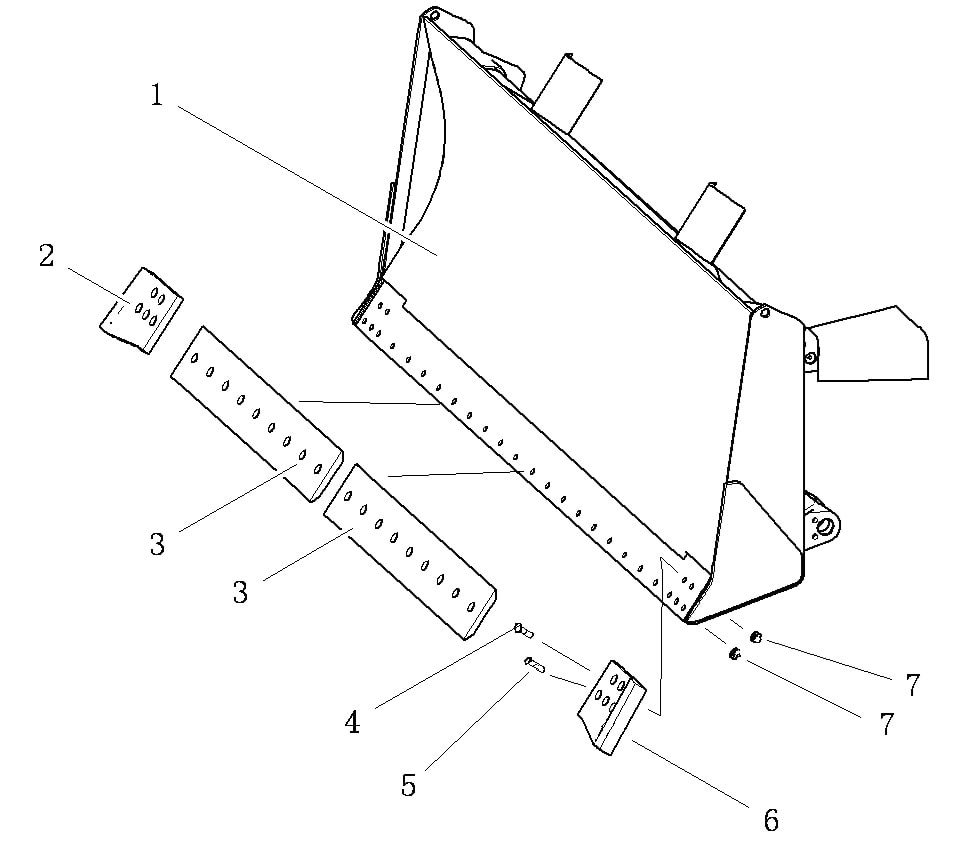 Отвал прямой