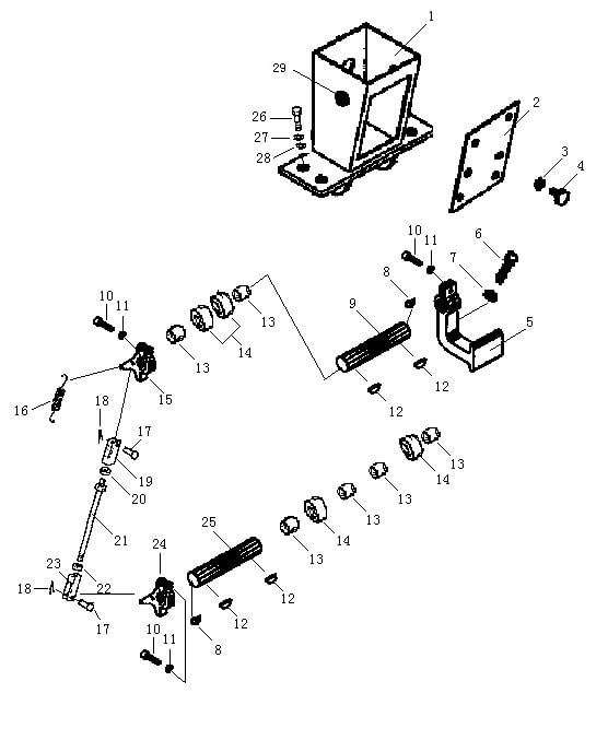 Педаль тормоза