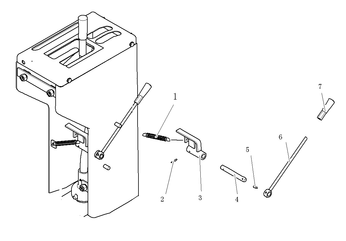 Рычаг блокировки переключения передач