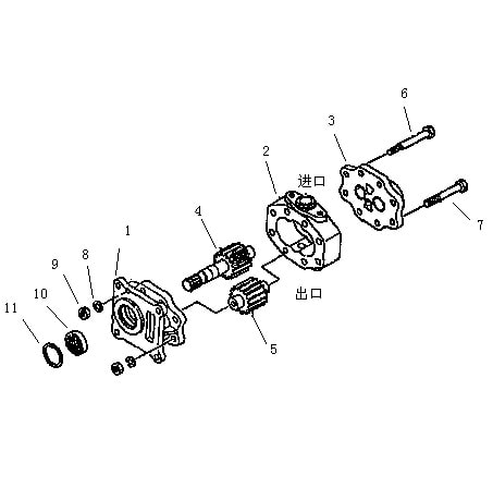 Насос трансмиссии (Beezone D22-1,Beezone D22)