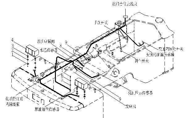 Схема задней рамы автомобиля