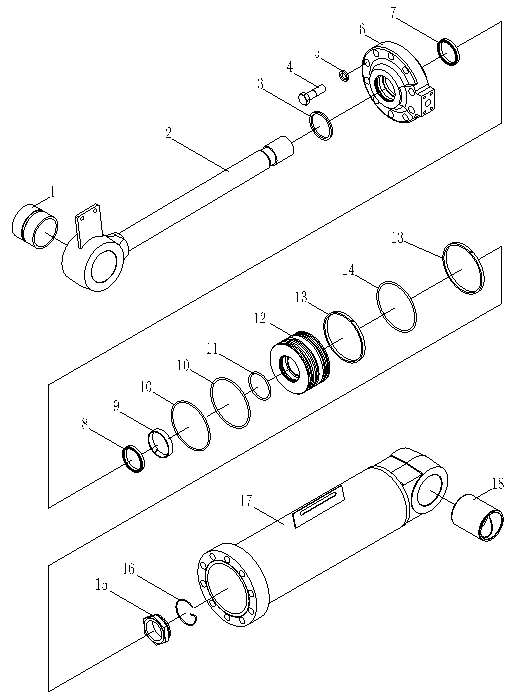Цилиндр ковша