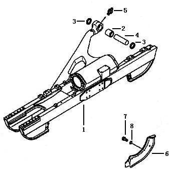 Рама гусеницы