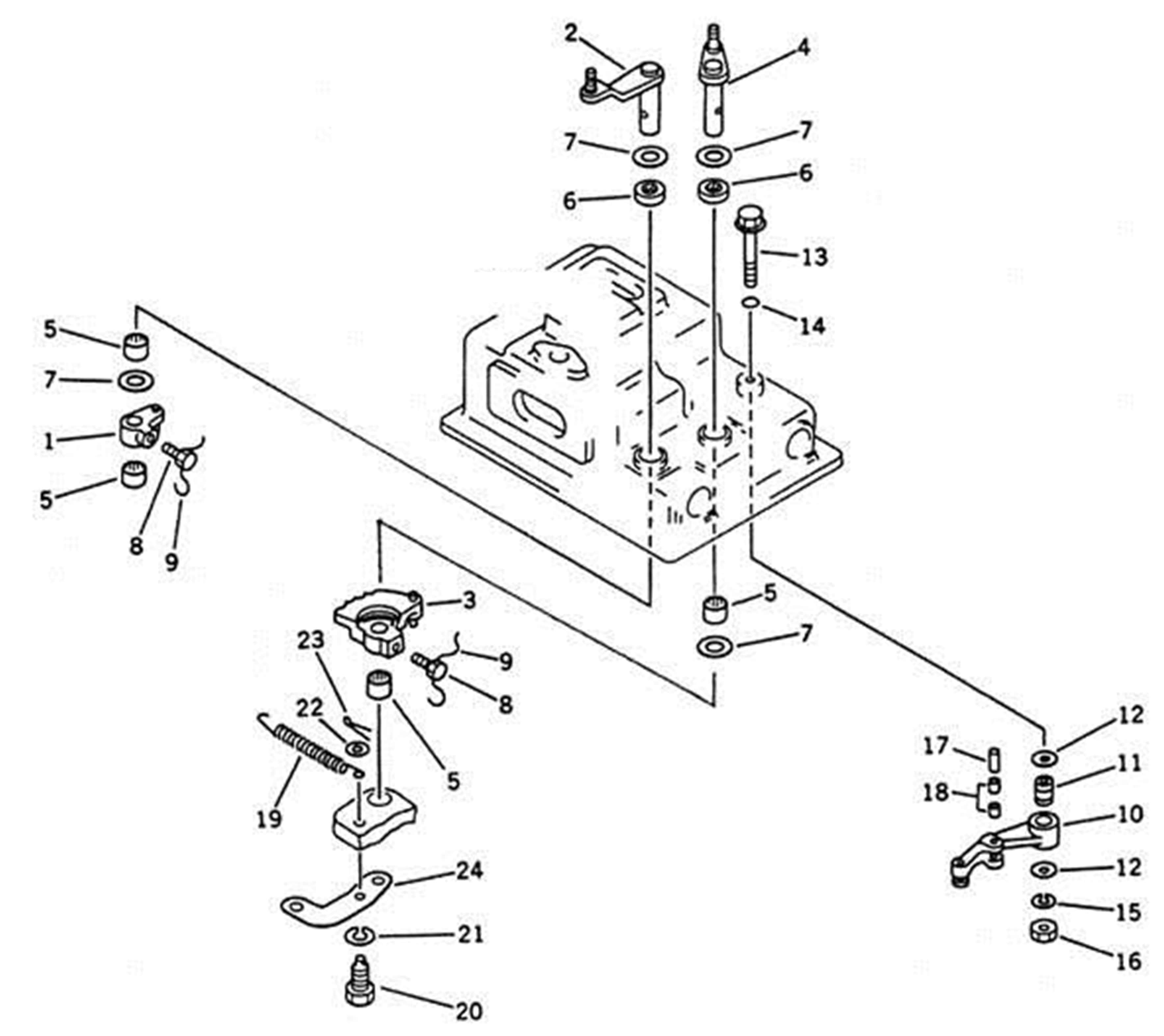Рычаг переключения передач