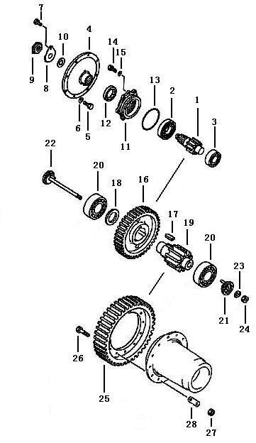 Шестерня бортовой передачи