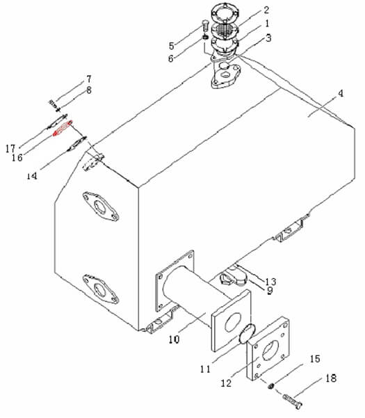 Бак гидравлический (Beezone D22)