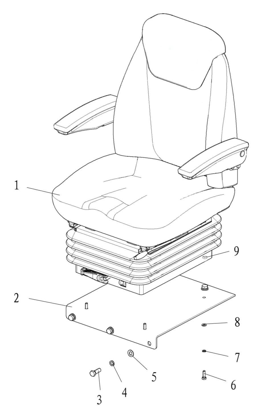 Сиденье оператора