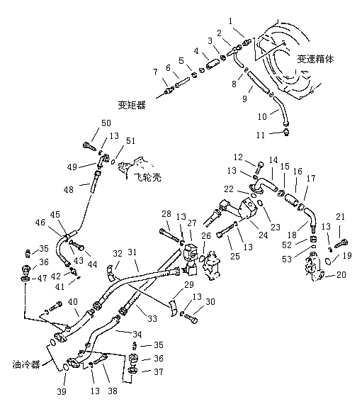 Система трубопровода коробки передач (Beezone D32-1,Beezone D32-2)