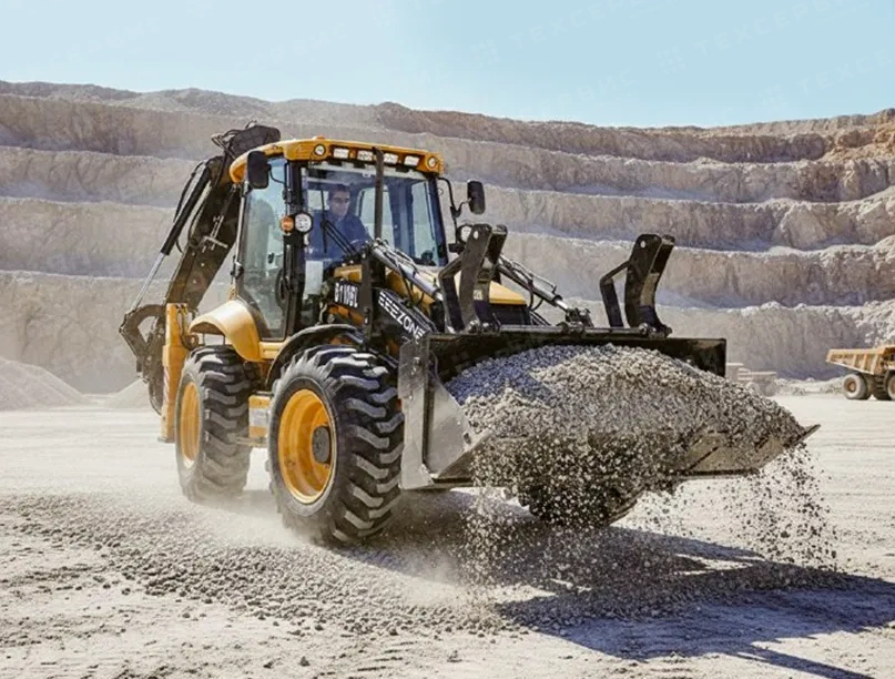 Экскаватор-погрузчик Beezone B110BL с мостами CARRARO