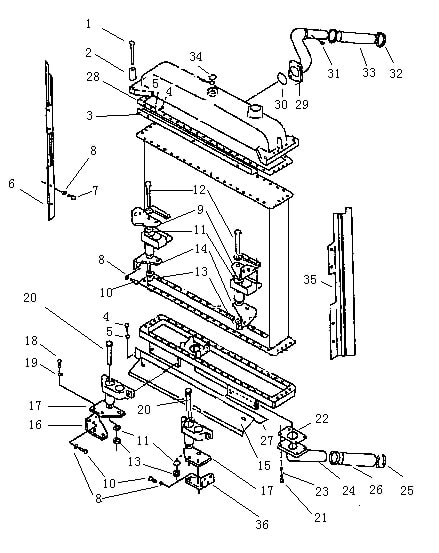 Радиатор (Beezone D22-1,Beezone D22S)