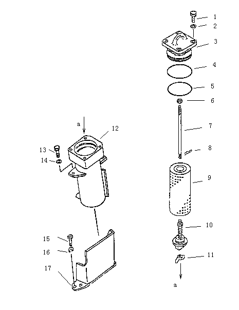 Фильтр масляный рулевого механизма (Beezone D32-1,Beezone D32-2)