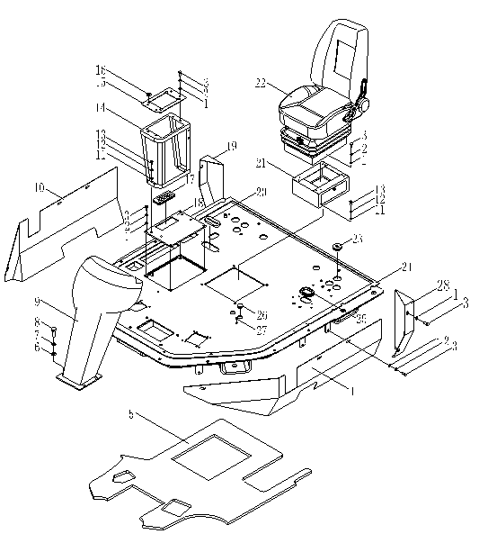 Сборка кабины (внутренняя планировка)