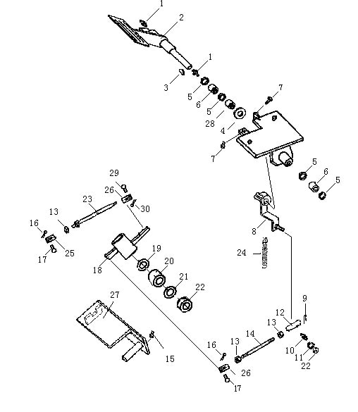 Педаль замедлителя