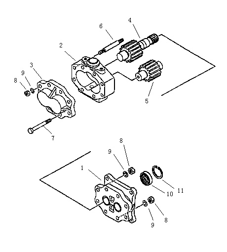 Насос рулевого управления (Beezone D22-1,Beezone D22)