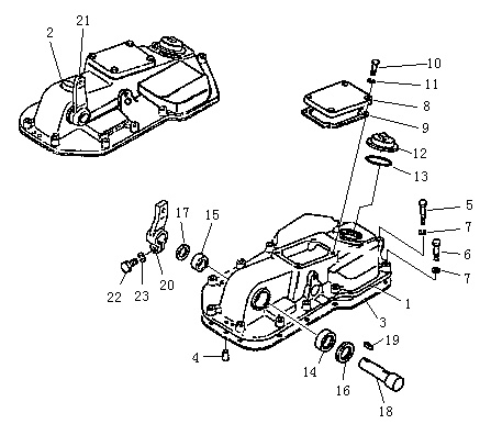 Корпус тормоза (Beezone D22-1,Beezone D22S)