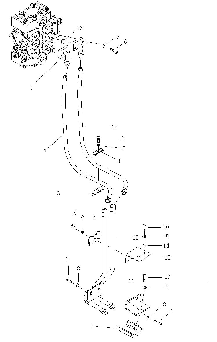 Система установки рабочей гидравлическая (34)