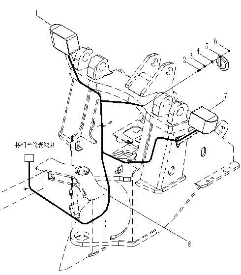 Схема передней рамы автомобиля