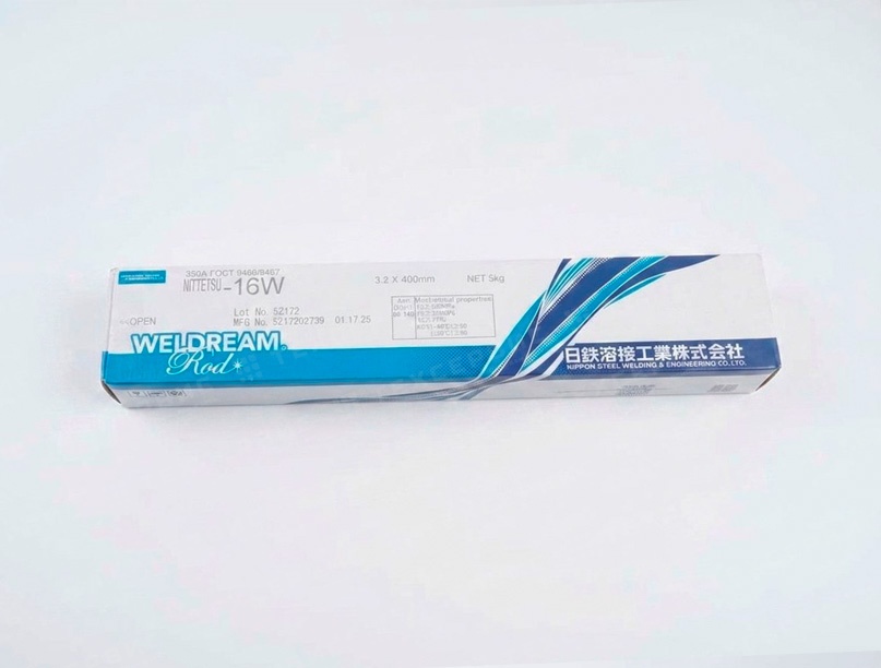 Электроды сварочные NITTETSU-16W d=4,0х400 мм tsgroup.ru