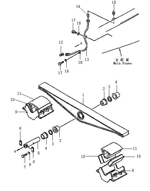 Брус балансирный (Beezone D22-1)