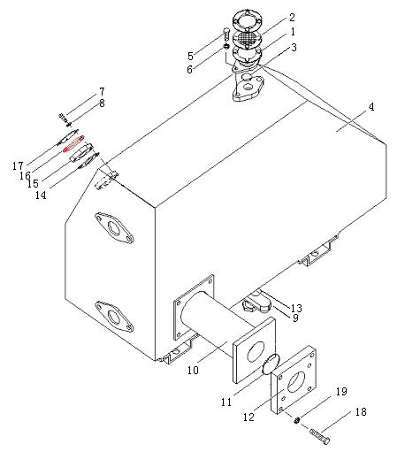 Бак гидравлический (Beezone D32-2)