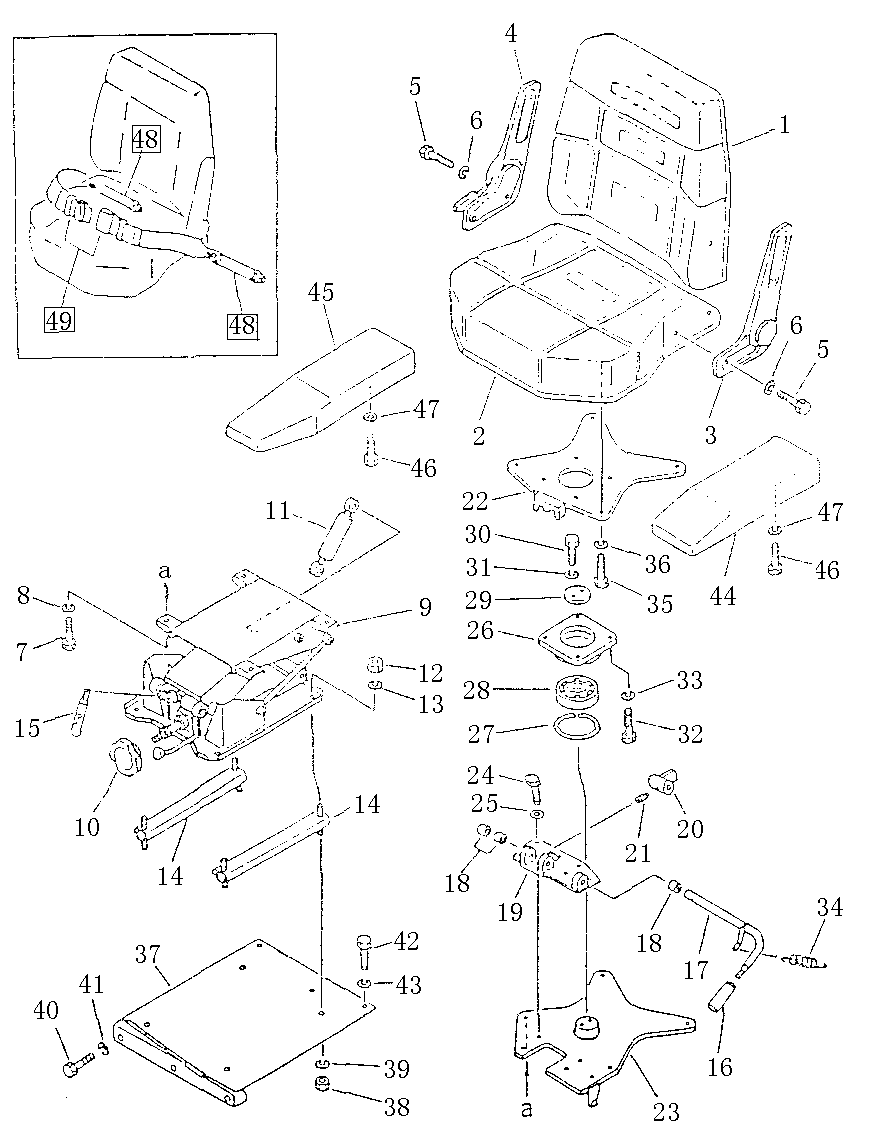 Сиденье оператора