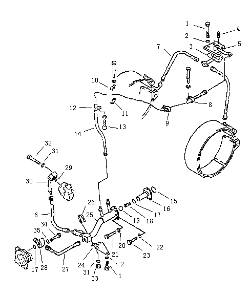 Система рулевого трубопровода (3/3) (Beezone D32-1,Beezone D32-2)
