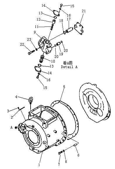 Картер коробки передач (Beezone D22-1,Beezone D22S)