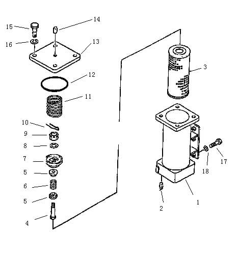 Фильтр системы рулевого управления масляный (Beezone D22-1,Beezone D22)