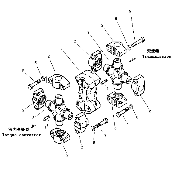 Шарнир карданный (Beezone D32-1, Beezone D32-2)