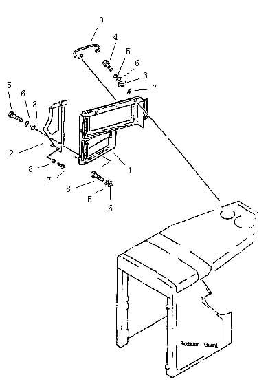 Крышка двигателя защитная боковая правая (Beezone D22-1,Beezone D22S)