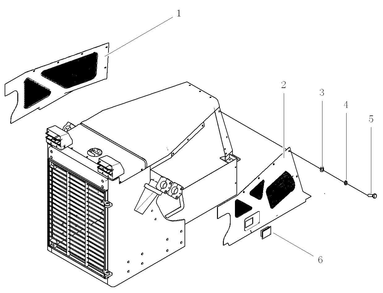 Защита двигателя боковая