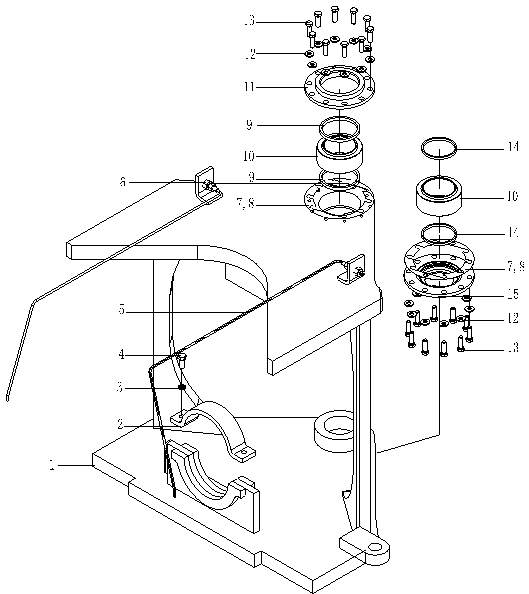 Шарнир передней рамы