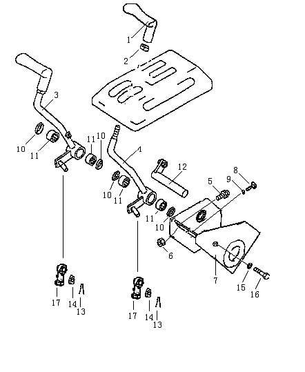 Рычаг управления муфтой поворота